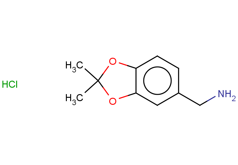 1-(2,2-dimethyl-1,3-dioxaindan-5-yl)methanamine hydrochloride