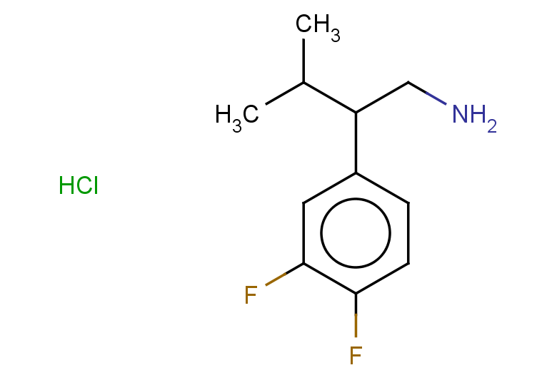 2-(3,4-difluorophenyl)-3-methylbutan-1-amine hydrochloride