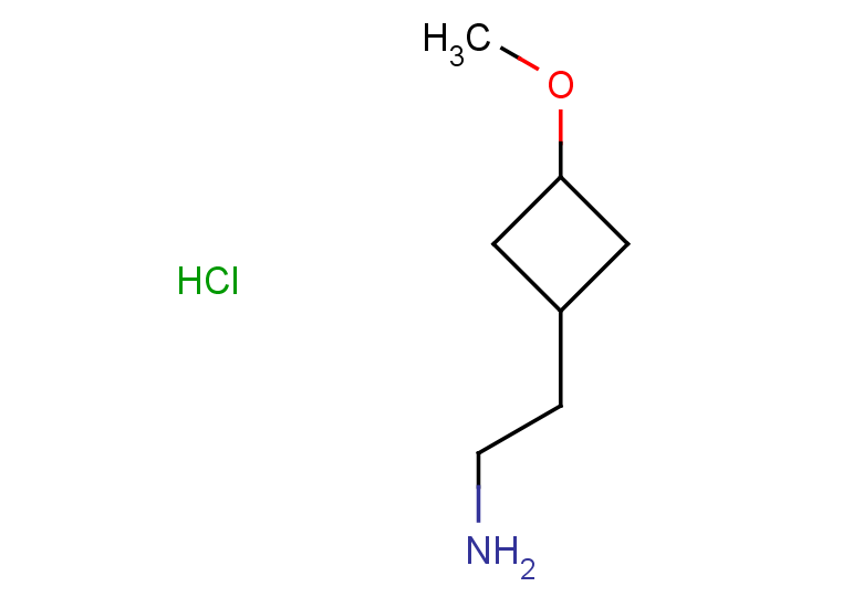 2-(3-methoxycyclobutyl)ethan-1-amine hydrochloride, Mixture of diastereomers