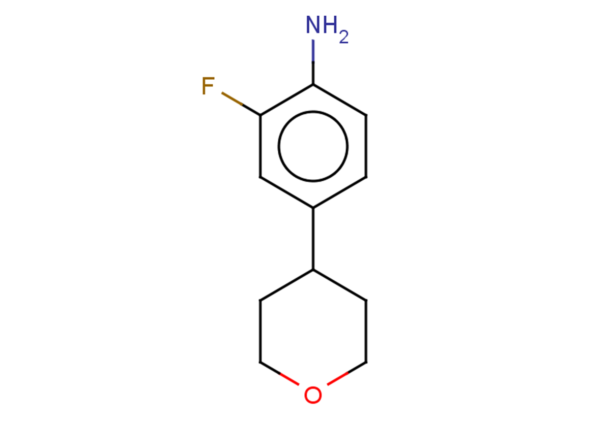 2-fluoro-4-(oxan-4-yl)aniline