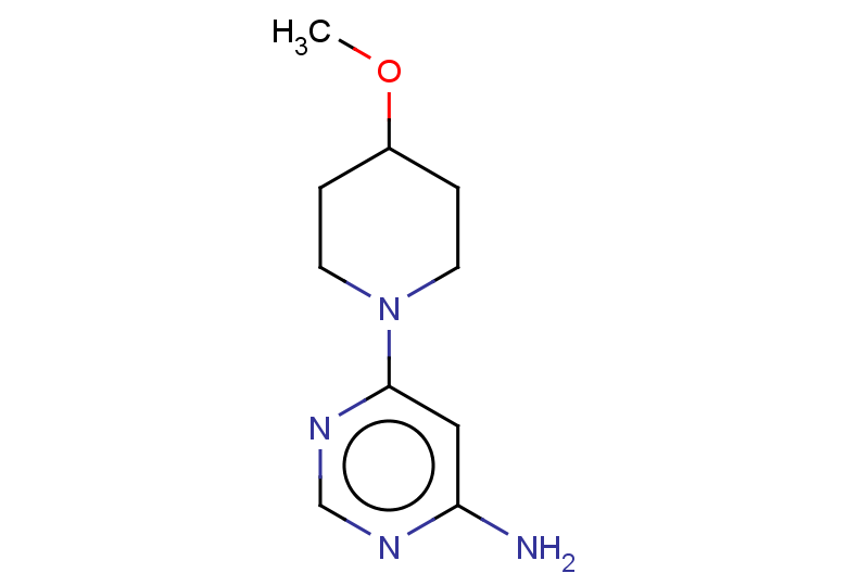 6-(4-METHOXYPIPERIDIN-1-YL)PYRIMIDIN-4-AMINE