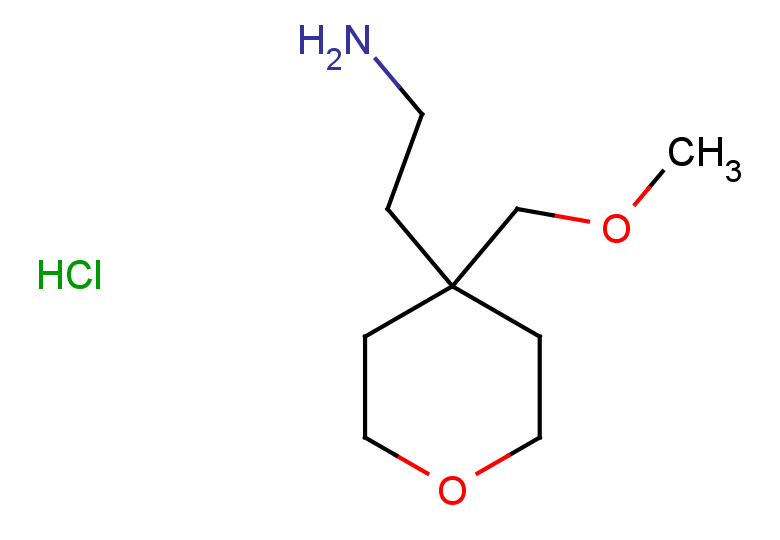 2-[4-(methoxymethyl)oxan-4-yl]ethan-1-amine hydrochloride