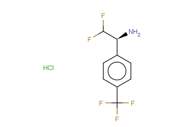 (1S)-2,2-difluoro-1-[4-(trifluoromethyl)phenyl]ethan-1-amine hydrochloride
