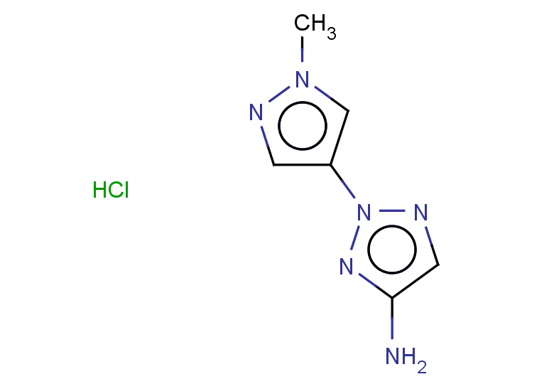 2-(1-methyl-1H-pyrazol-4-yl)-2H-1,2,3-triazol-4-amine hydrochloride