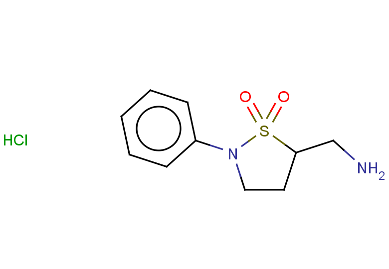 5-(aminomethyl)-2-phenyl-1lambda6,2-thiazolidine-1,1-dione hydrochloride