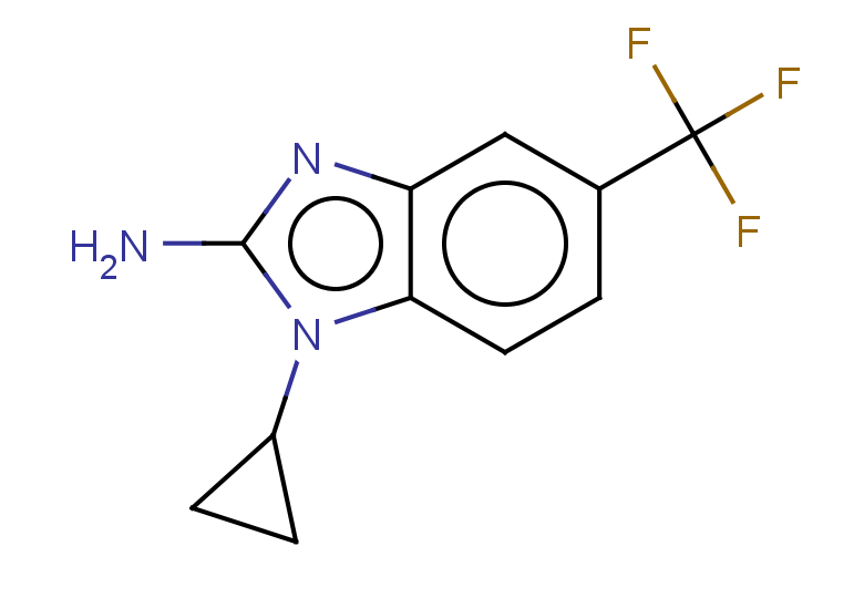 1-cyclopropyl-5-(trifluoromethyl)-1H-1,3-benzodiazol-2-amine