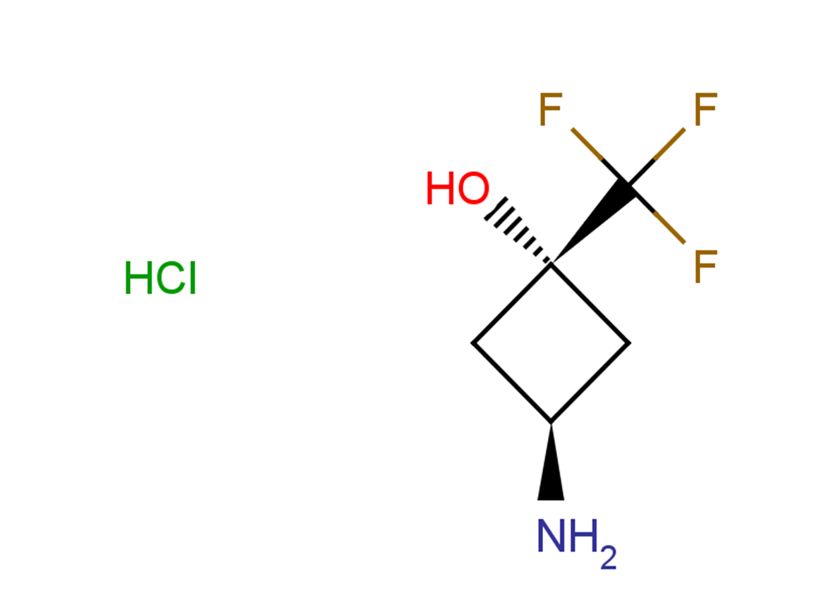 rac-(1r,3r)-3-amino-1-(trifluoromethyl)cyclobutan-1-ol hydrochloride