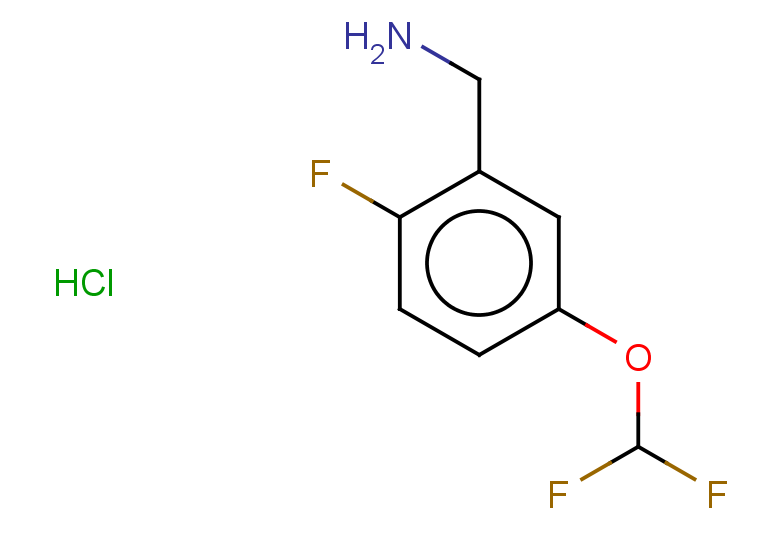 1-[5-(difluoromethoxy)-2-fluorophenyl]methanamine hydrochloride