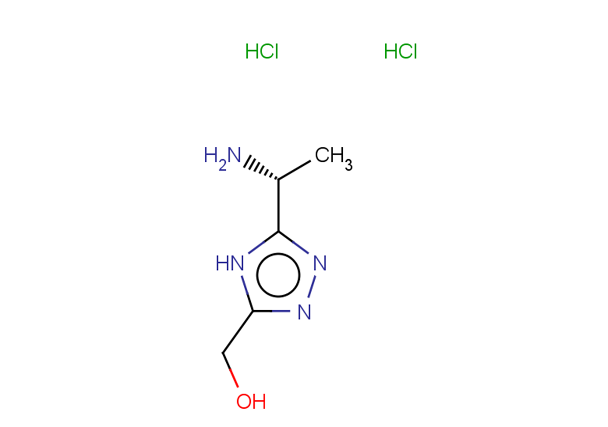 {5-[(1R)-1-aminoethyl]-4H-1,2,4-triazol-3-yl}methanol dihydrochloride
