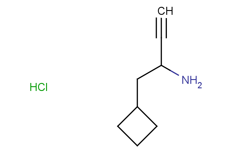 1-cyclobutylbut-3-yn-2-amine hydrochloride