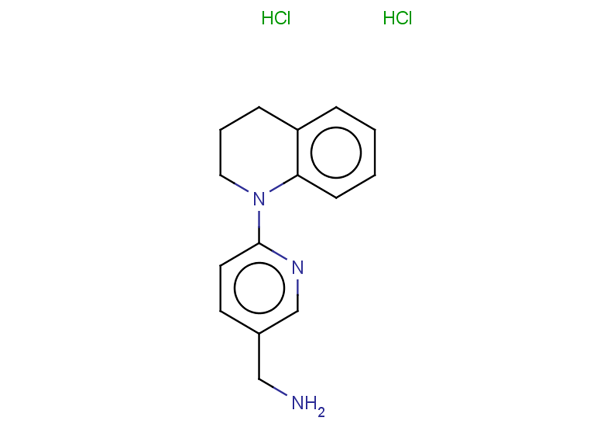 [6-(1,2,3,4-tetrahydroquinolin-1-yl)pyridin-3-yl]methanamine dihydrochloride