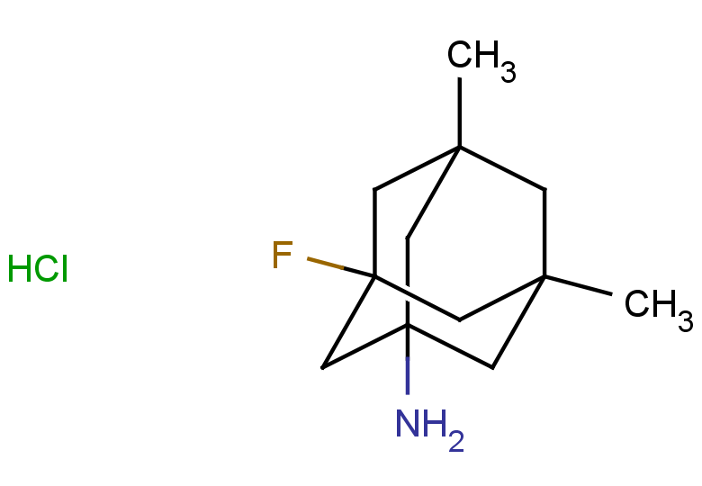 3-fluoro-5,7-dimethyladamantan-1-amine hydrochloride