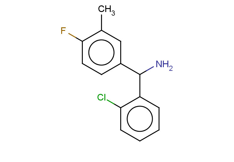 (2-chlorophenyl)(4-fluoro-3-methylphenyl)methanamine