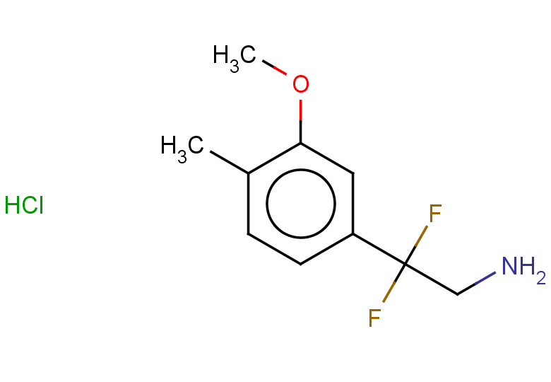 2,2-difluoro-2-(3-methoxy-4-methylphenyl)ethan-1-amine hydrochloride