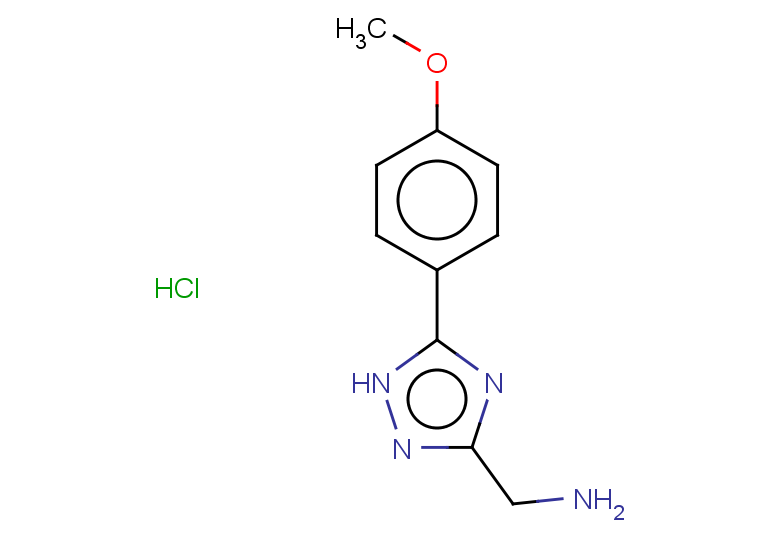 [5-(4-methoxyphenyl)-1H-1,2,4-triazol-3-yl]methanamine hydrochloride