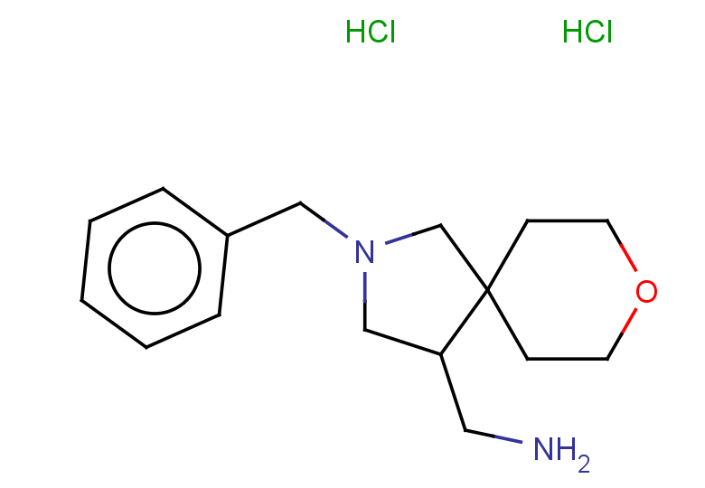 {2-benzyl-8-oxa-2-azaspiro[4.5]decan-4-yl}methanamine dihydrochloride