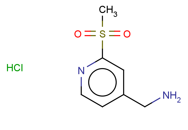 1-(2-methanesulfonylpyridin-4-yl)methanamine hydrochloride
