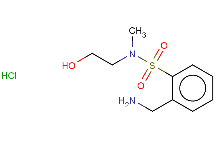 2-(aminomethyl)-N-(2-hydroxyethyl)-N-methylbenzene-1-sulfonamide hydrochloride