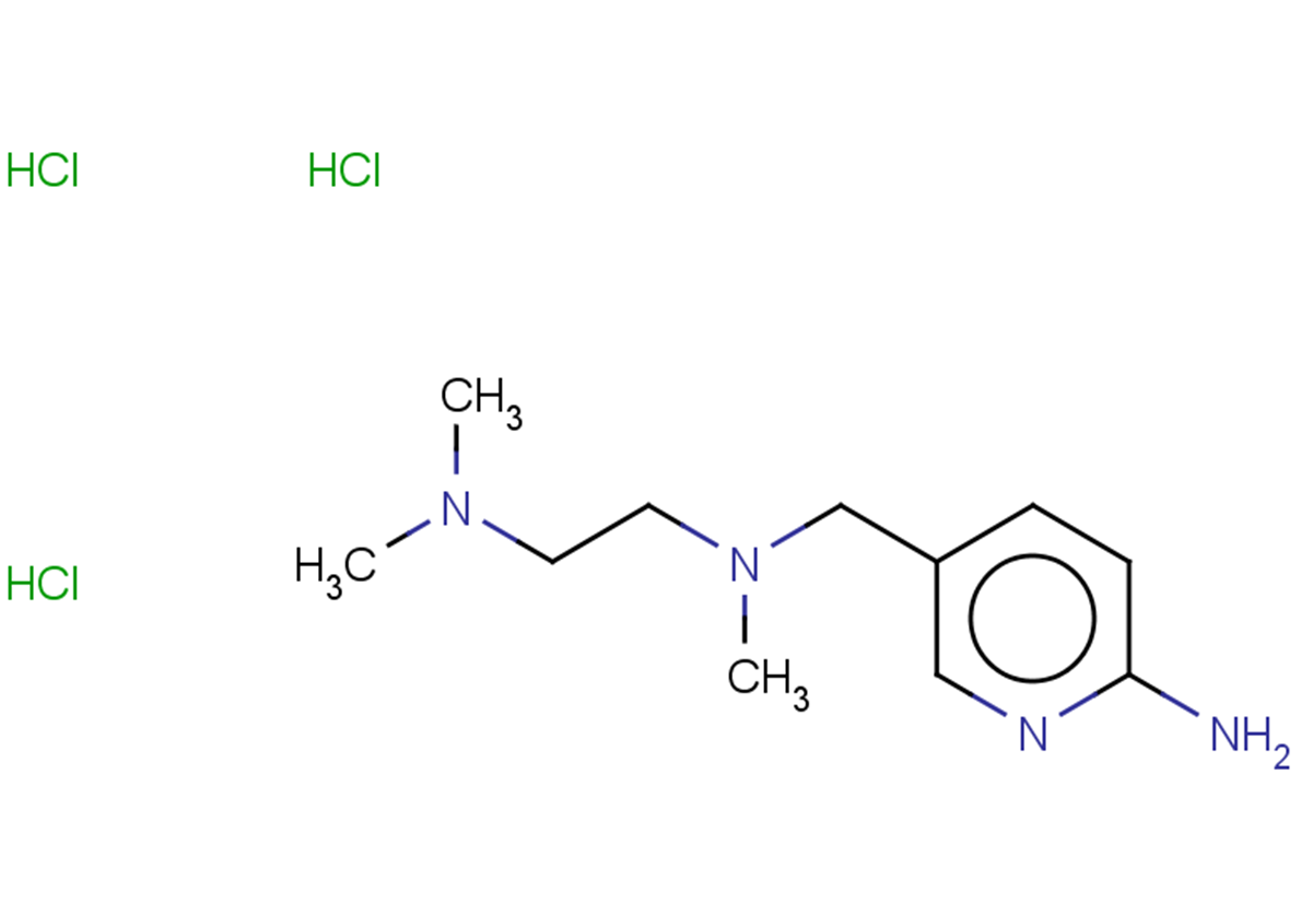 5-({[2-(dimethylamino)ethyl](methyl)amino}methyl)pyridin-2-amine trihydrochloride