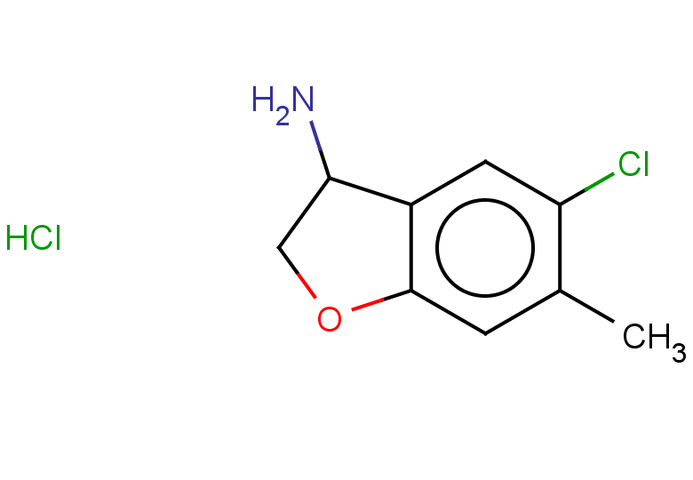 5-chloro-6-methyl-2,3-dihydro-1-benzofuran-3-amine hydrochloride