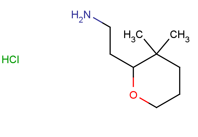 2-(3,3-dimethyloxan-2-yl)ethan-1-amine hydrochloride