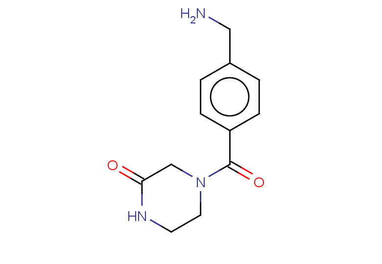 4-[4-(aminomethyl)benzoyl]piperazin-2-one