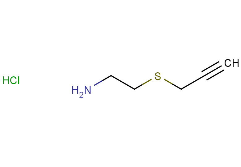 2-(prop-2-yn-1-ylsulfanyl)ethan-1-amine hydrochloride