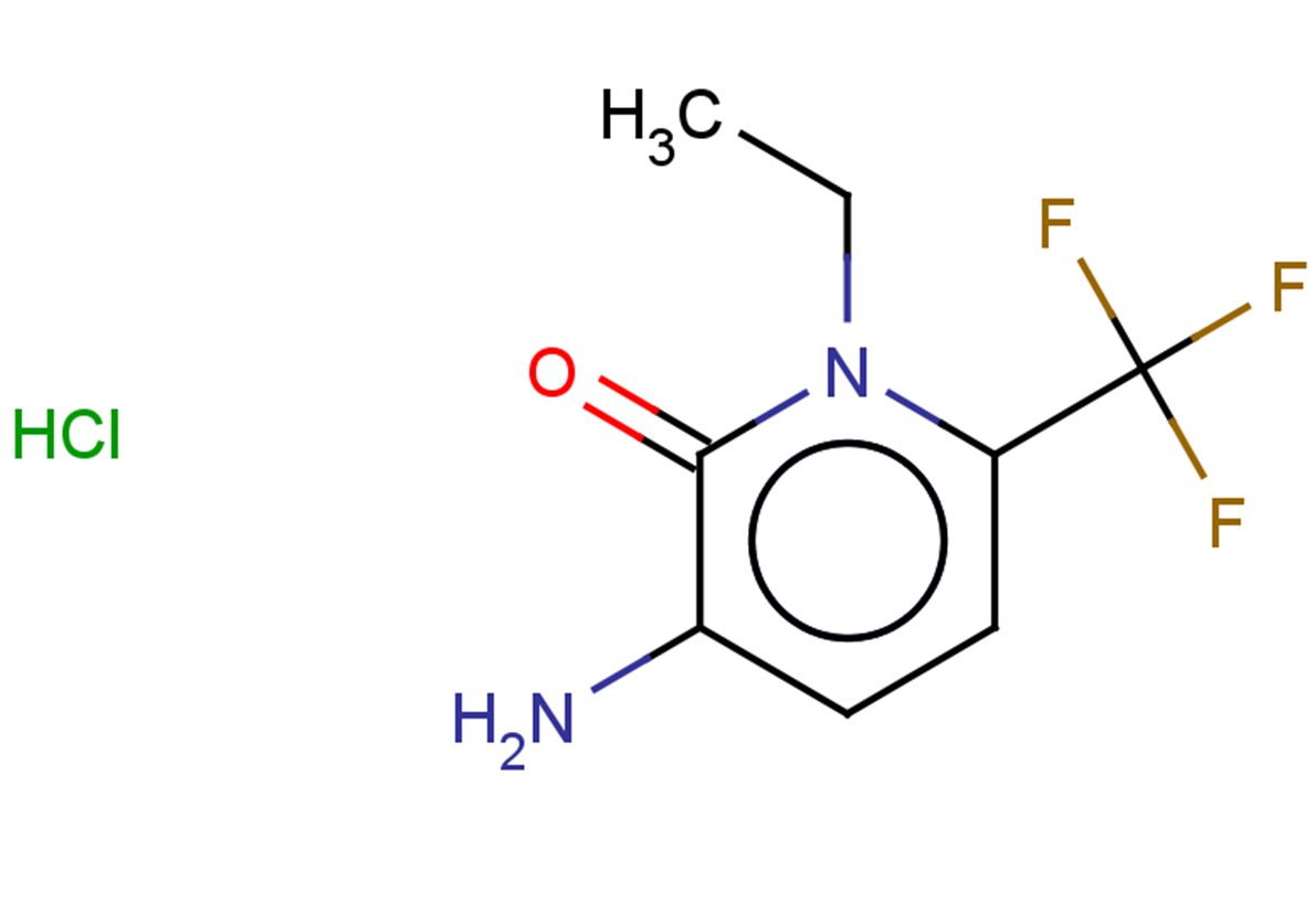 3-amino-1-ethyl-6-(trifluoromethyl)-1,2-dihydropyridin-2-one hydrochloride