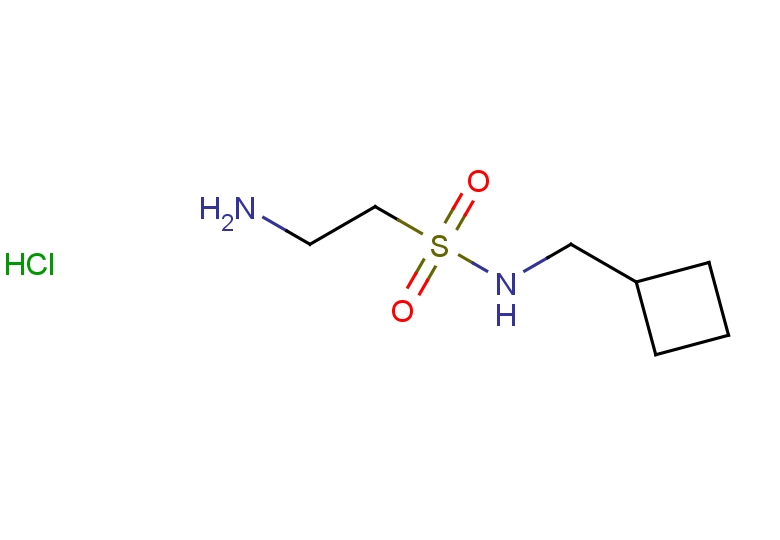 2-amino-N-(cyclobutylmethyl)ethane-1-sulfonamide hydrochloride