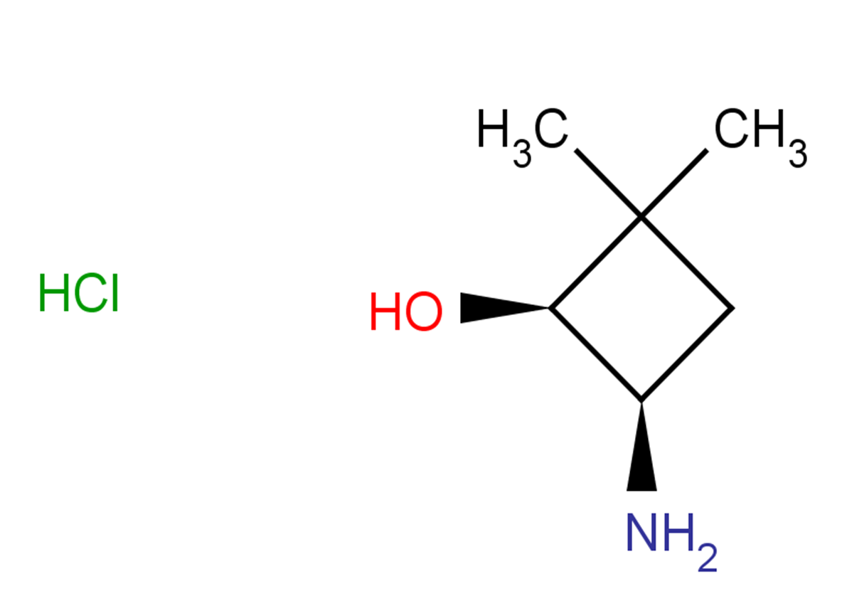 rac-(1R,4S)-4-amino-2,2-dimethylcyclobutan-1-ol hydrochloride, cis