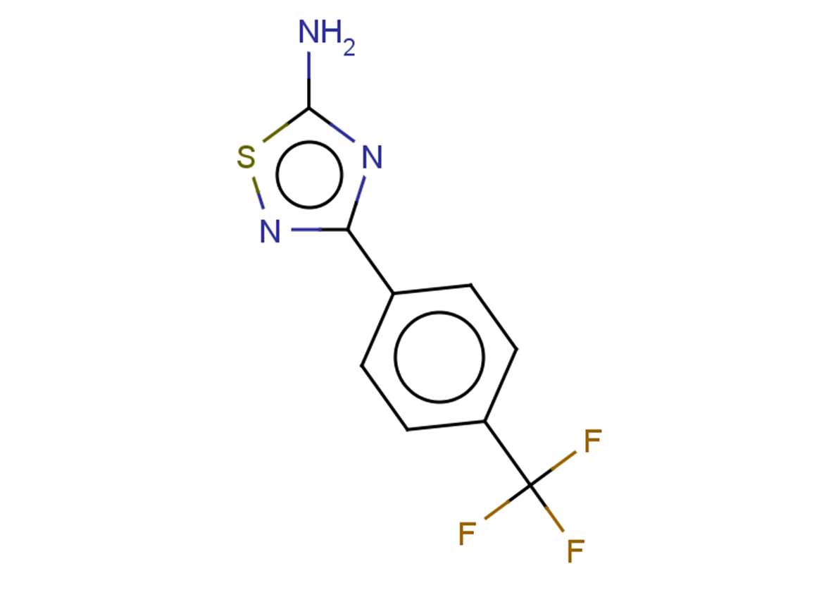 3-[4-(trifluoromethyl)phenyl]-1,2,4-thiadiazol-5-amine