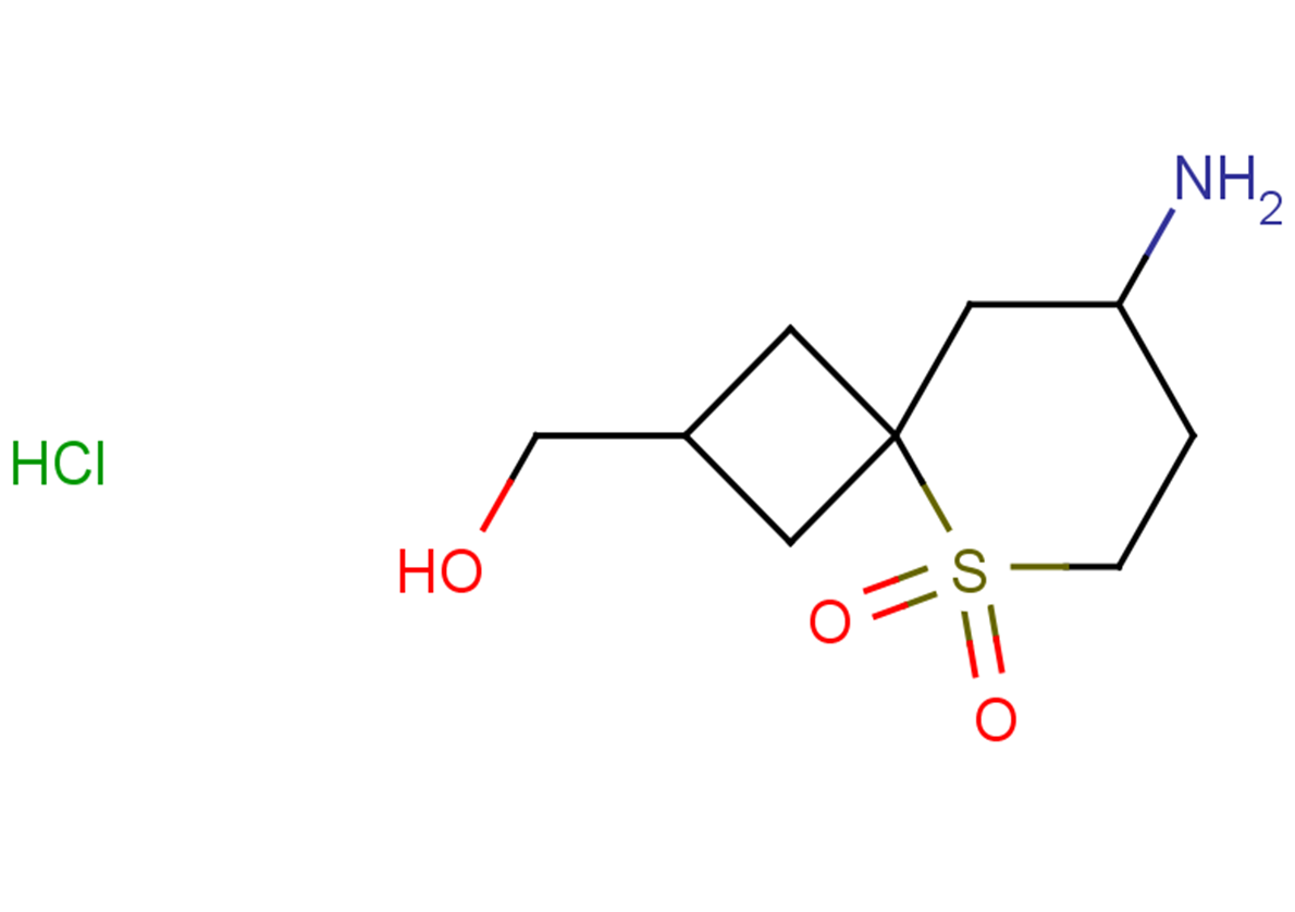8-amino-2-(hydroxymethyl)-5lambda6-thiaspiro[3.5]nonane-5,5-dione hydrochloride