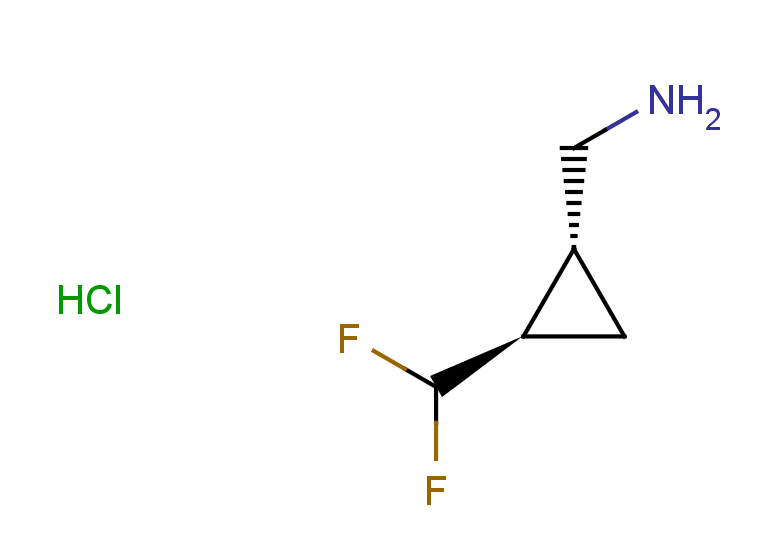 rac-[(1R,2R)-2-(difluoromethyl)cyclopropyl]methanamine hydrochloride, trans