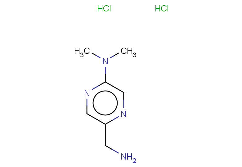 5-(aminomethyl)-N,N-dimethylpyrazin-2-amine dihydrochloride
