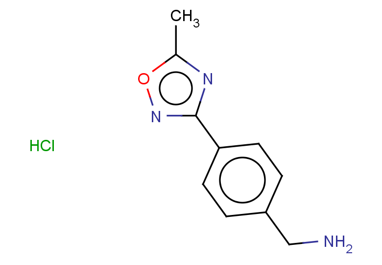 (4-(5-methyl-1,2,4-oxadiazol-3-yl)phenyl)methanamine hydrochloride
