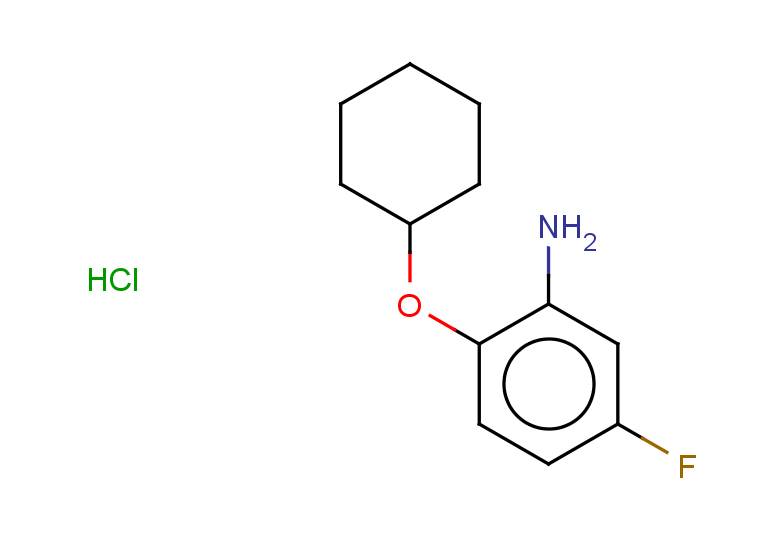 2-(cyclohexyloxy)-5-fluoroaniline hydrochloride