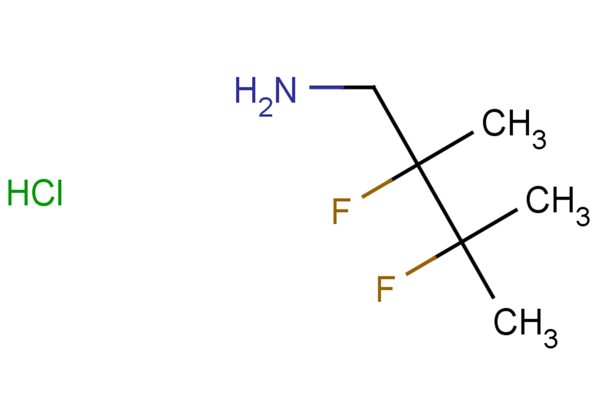 2,3-difluoro-2,3-dimethylbutan-1-amine hydrochloride