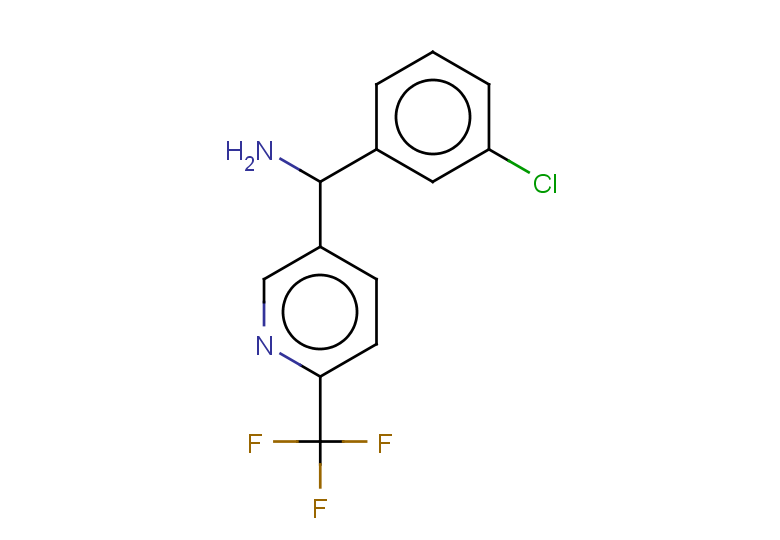 (3-chlorophenyl)[6-(trifluoromethyl)pyridin-3-yl]methanamine