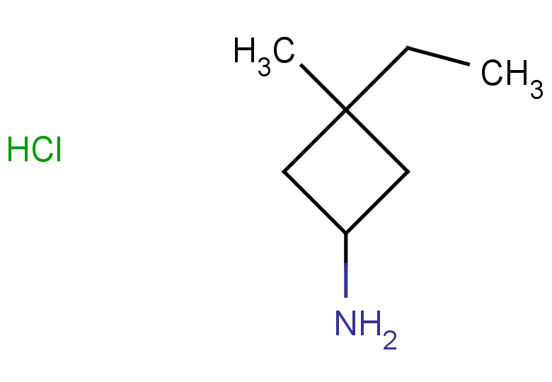 3-ethyl-3-methylcyclobutan-1-amine hydrochloride