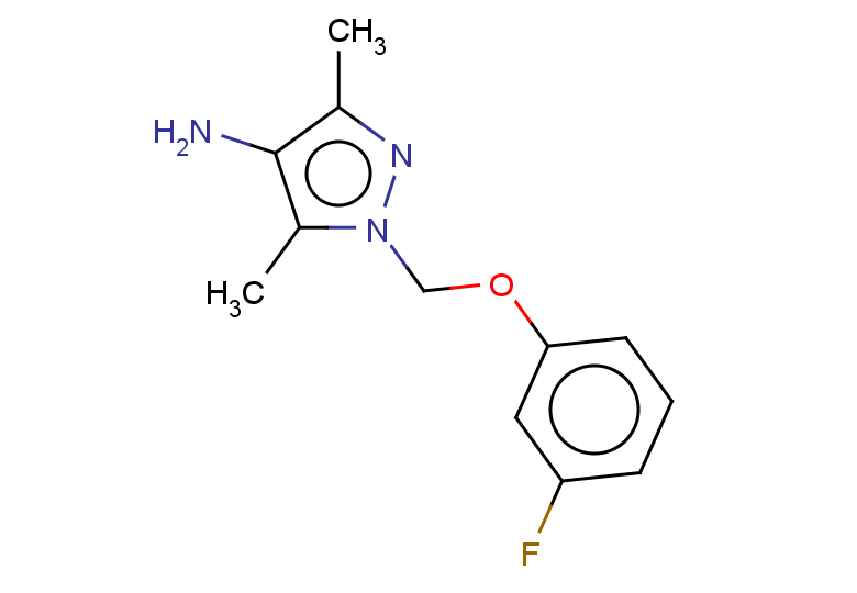 1-[(3-fluorophenoxy)methyl]-3,5-dimethyl-1H-pyrazol-4-amine