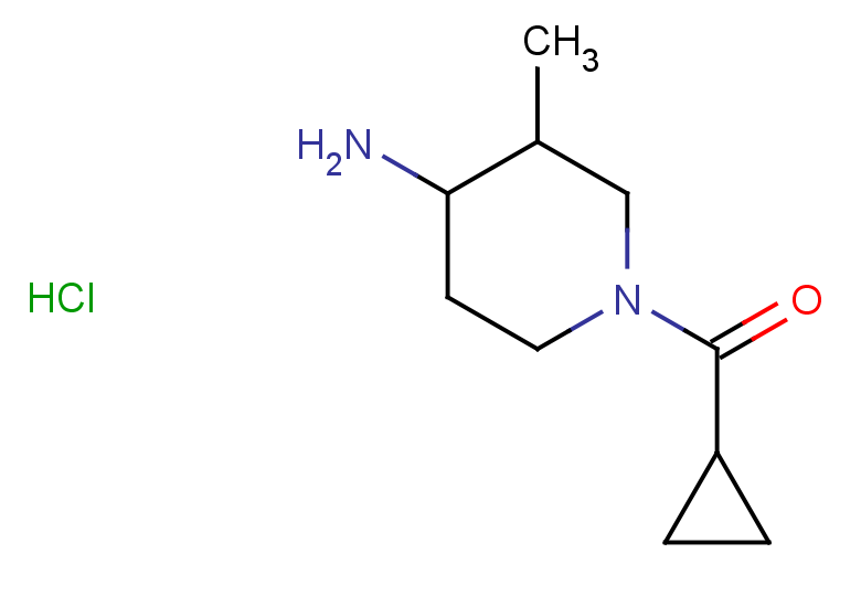 1-cyclopropanecarbonyl-3-methylpiperidin-4-amine hydrochloride, Mixture of diastereomers