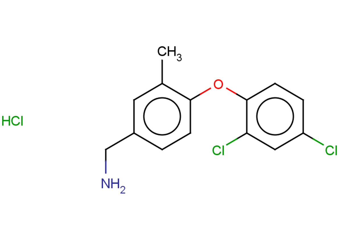 [4-(2,4-dichlorophenoxy)-3-methylphenyl]methanamine hydrochloride