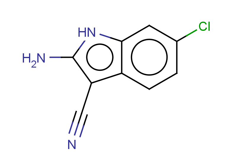 2-amino-6-chloro-1H-indole-3-carbonitrile