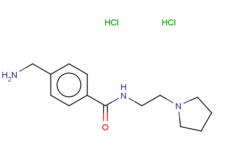 4-(aminomethyl)-N-[2-(pyrrolidin-1-yl)ethyl]benzamide dihydrochloride