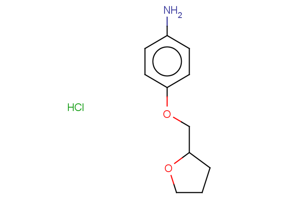 4-(oxolan-2-ylmethoxy)aniline hydrochloride
