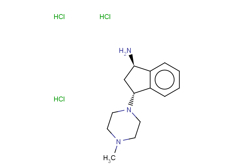 rac-(1R,3R)-3-(4-methylpiperazin-1-yl)-2,3-dihydro-1H-inden-1-amine trihydrochloride, trans