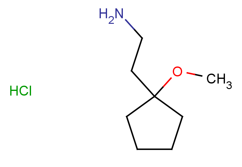 2-(1-methoxycyclopentyl)ethan-1-amine hydrochloride