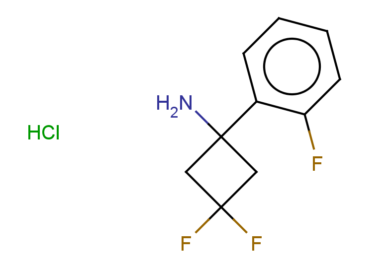 3,3-difluoro-1-(2-fluorophenyl)cyclobutan-1-amine hydrochloride