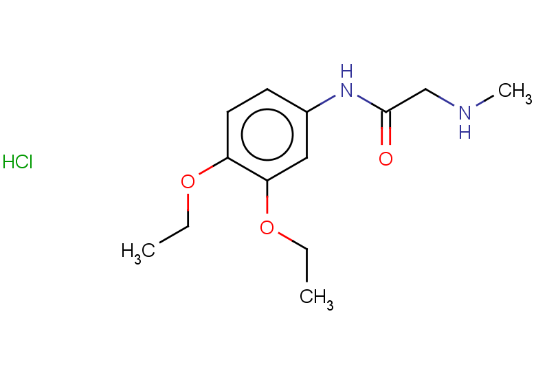 N-(3,4-diethoxyphenyl)-2-(methylamino)acetamide hydrochloride