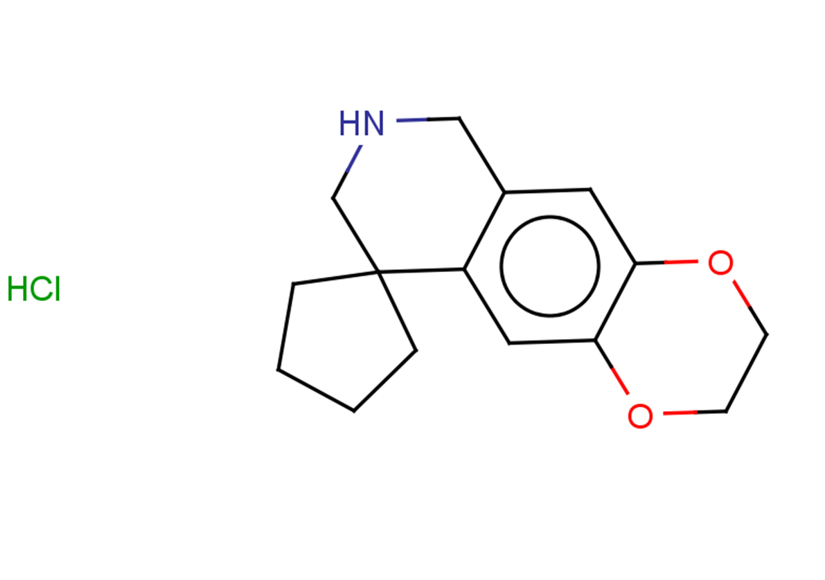 3,6,7,8-tetrahydro-2H-spiro[[1,4]dioxino[2,3-g]isoquinoline-9,1'-cyclopentane] hydrochloride
